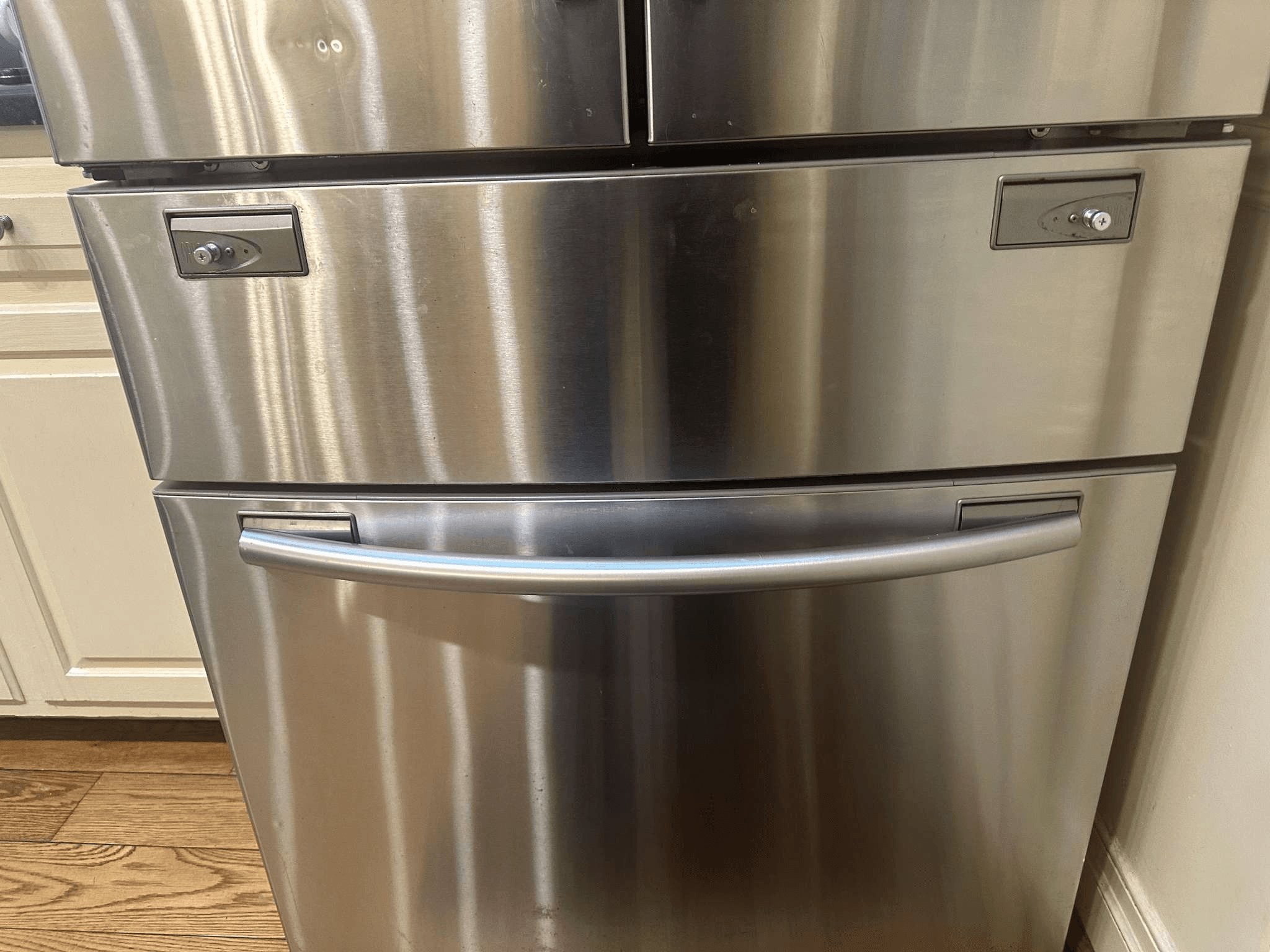 Refrigerator before repair