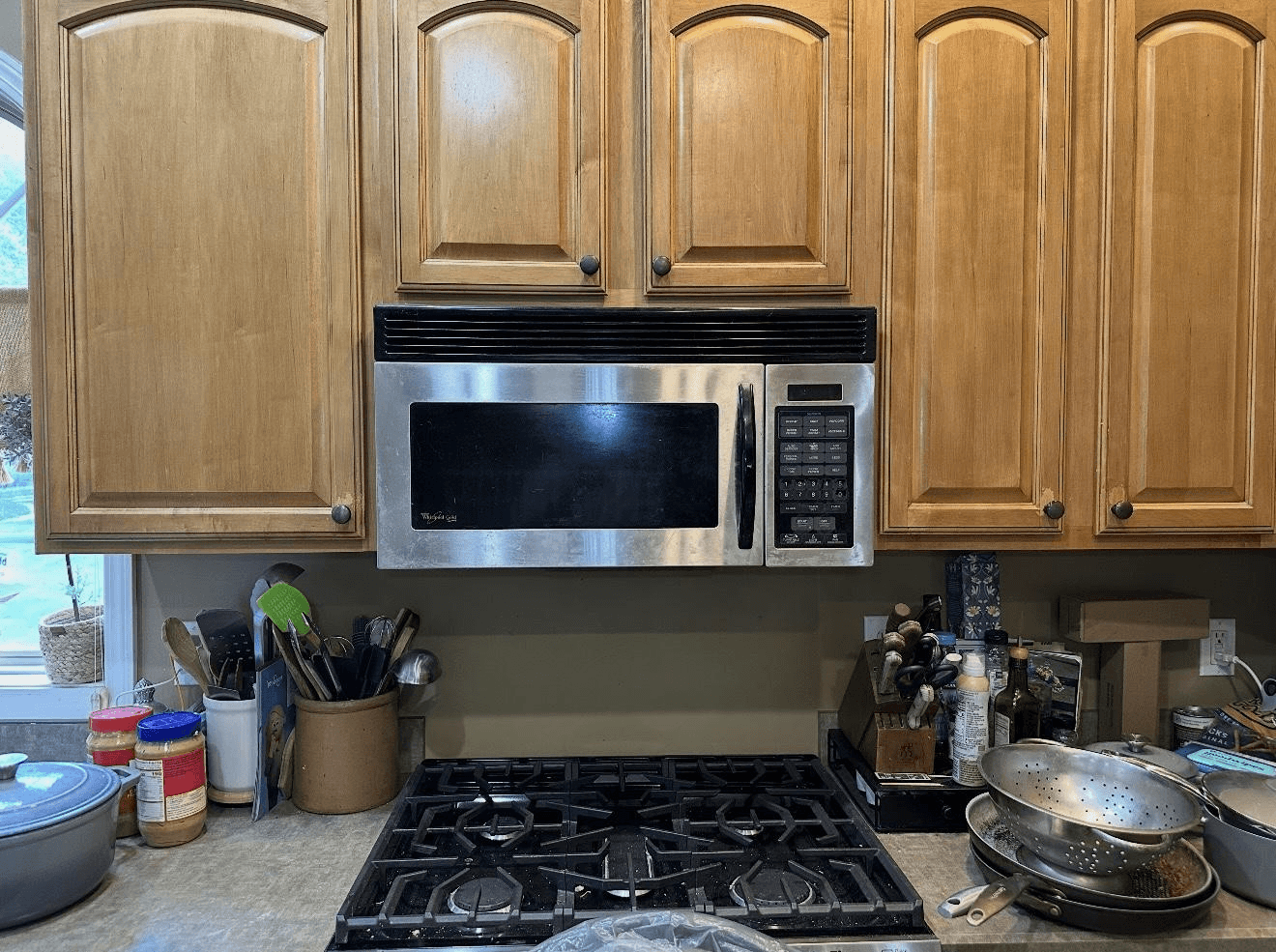 Microwave before installation